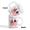 Besties In Pink Pajamas, I'd Punch A Bitch For You Personalized Mug, Funny Christmas, New Year Gift, Galentine's Day Gift For Best Friends Besties In Pink Pajamas, I'd Punch A Bitch For You Personalized Mug, Funny Christmas, New Year Gift, Galentine's Day Gift For Best Friends