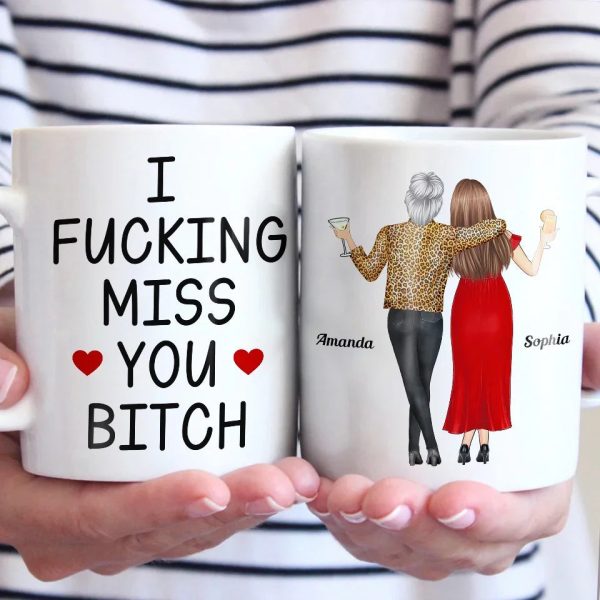 Besties Make The World Brighter - Bestie Personalized Custom Mug - Gift For Best Friends, BFF, Sisters Besties Make The World Brighter - Bestie Personalized Custom Mug - Gift For Best Friends, BFF, Sisters