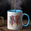 Besties Old Besties Old And Senile - Gift For Best Friends - Personalized Custom Accent Mug Besties Old Besties Old And Senile - Gift For Best Friends - Personalized Custom Accent Mug