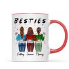Besties Sisters Friends Back View Christmas Personalized Mug Besties Sisters Friends Back View Christmas Personalized Mug