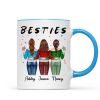 Besties Sisters Friends Back View Christmas Personalized Mug Besties Sisters Friends Back View Christmas Personalized Mug
