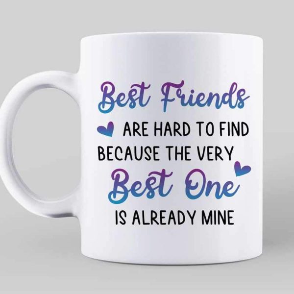 Besties Sitting In Car On Road Personalized Mug Besties Sitting In Car On Road Personalized Mug