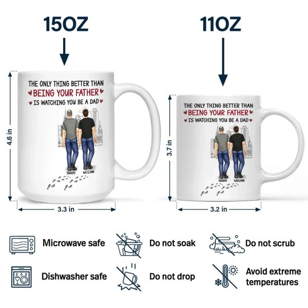 Better Than Being Your Father - Personalized Mug Better Than Being Your Father - Personalized Mug