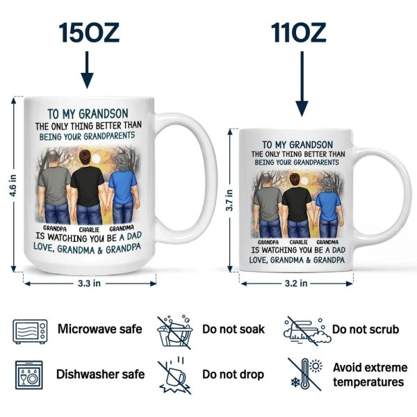 Better Than Being Your Father Grandpa - Personalized Mug Better Than Being Your Father Grandpa - Personalized Mug