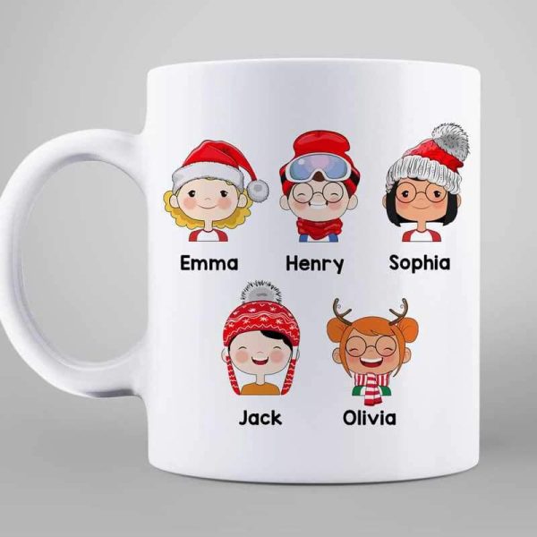 Better With Grandkids Christmas Personalized Coffee Mug Better With Grandkids Christmas Personalized Coffee Mug