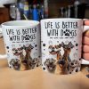 Better With My Dogs - Personalized Mug Better With My Dogs - Personalized Mug