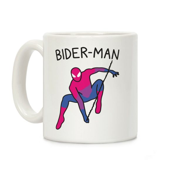 Bider-Man Parody Coffee Mug Bider-Man Parody Coffee Mug