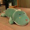 Big 80CM Cute Dinosaur Plush Toy - Soft Cartoon Pillow for Kids & Gifts