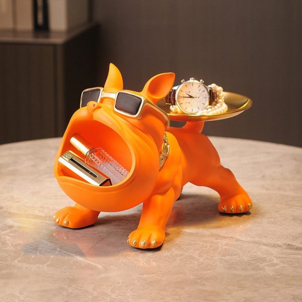 Big Mouth French Bulldog Statue