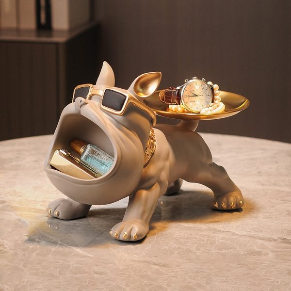 Big Mouth French Bulldog Statue
