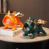Big Mouth French Bulldog Statue