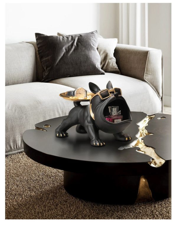 Big Mouth French Bulldog Statue