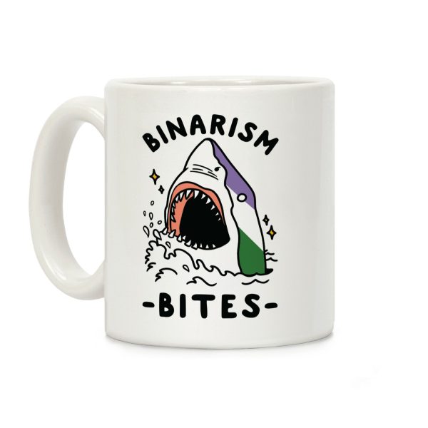 Binarism Bites Genderqueer Coffee Mug Binarism Bites Genderqueer Coffee Mug