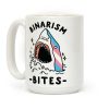 Binarism Bites Transgender Coffee Mug Binarism Bites Transgender Coffee Mug