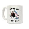 Binarism Bites Transgender Coffee Mug Binarism Bites Transgender Coffee Mug