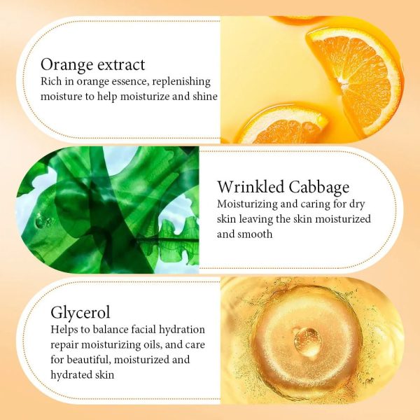 Bioaqua Vitamin C Hydrating Essence Serum Moisturizing & Brightening, 2Ml Bioaqua Vitamin C Hydrating Essence Serum Moisturizing & Brightening, 2Ml