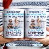 Biologically I May Not Be Your Child But I'm Still Proud To Call You My Step-Dad, Cartoon Characters and City Skyline - Personalized Custom Coffee Mug - DAD139_MG Biologically I May Not Be Your Child But I'm Still Proud To Call You My Step-Dad, Cartoon Characters and City Skyline - Personalized Custom Coffee Mug - DAD139_MG