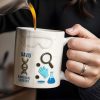 Biomedical Scientist, Magnifying Glass And Lab Essentials - Personalized Custom Coffee Mug - DOC048_MG Biomedical Scientist, Magnifying Glass And Lab Essentials - Personalized Custom Coffee Mug - DOC048_MG