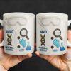 Biomedical Scientist, Magnifying Glass And Lab Essentials - Personalized Custom Coffee Mug - DOC048_MG Biomedical Scientist, Magnifying Glass And Lab Essentials - Personalized Custom Coffee Mug - DOC048_MG