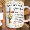 Birth Flower Bouquet Good Morning This Is God - Personalized Mug