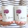 Birth Month Flowers Bloom Where You're Planted - Personalized Mug Birth Month Flowers Bloom Where You're Planted - Personalized Mug
