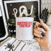Birthday Things Retro Personalized Mug, Horror Bday Gift with Custom Name Birthday Things Retro Personalized Mug, Horror Bday Gift with Custom Name