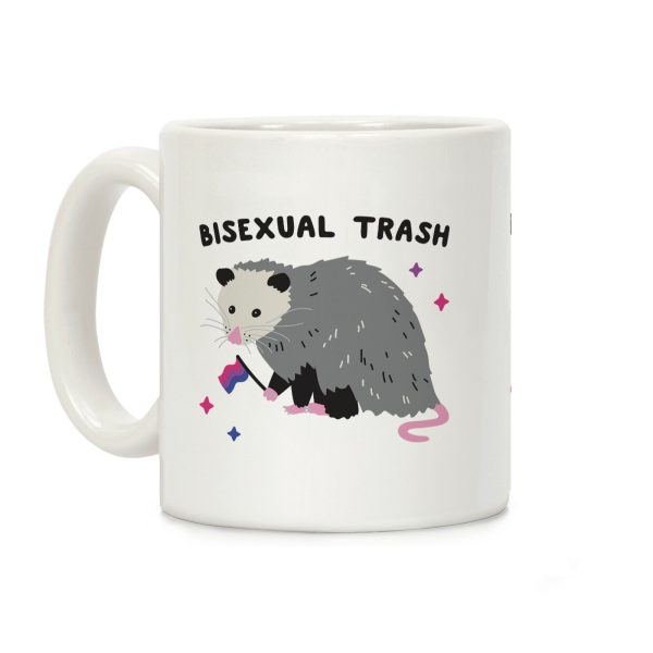 Bisexual Trash Opossum Coffee Mug Bisexual Trash Opossum Coffee Mug
