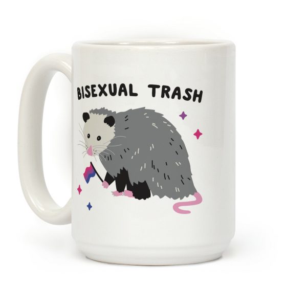 Bisexual Trash Opossum Coffee Mug Bisexual Trash Opossum Coffee Mug