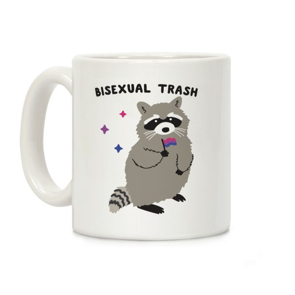 Bisexual Trash Raccoon Coffee Mug Bisexual Trash Raccoon Coffee Mug