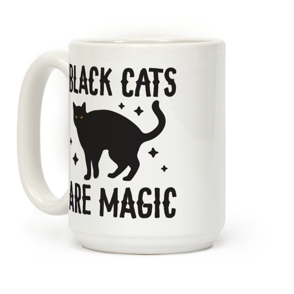 Black Cats Are Magic Coffee Mug Black Cats Are Magic Coffee Mug