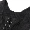 Black Front Lace-Up Mini Dress Black Front Lace-Up Mini Dress