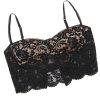 Black Lace Cami Top And Midi Skirt Set