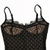 Black Polka Dot Lace Sheer Cupped Maxi Dress Black Polka Dot Lace Sheer Cupped Maxi Dress