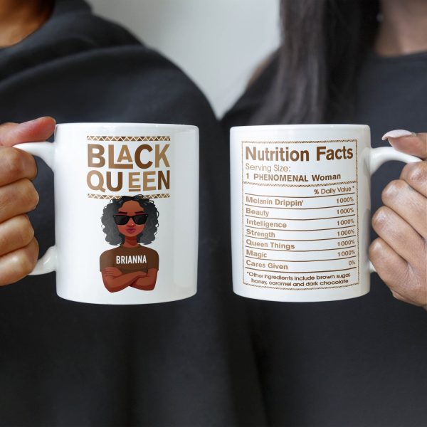 Black Queen Facts - Personalized Mug Black Queen Facts - Personalized Mug