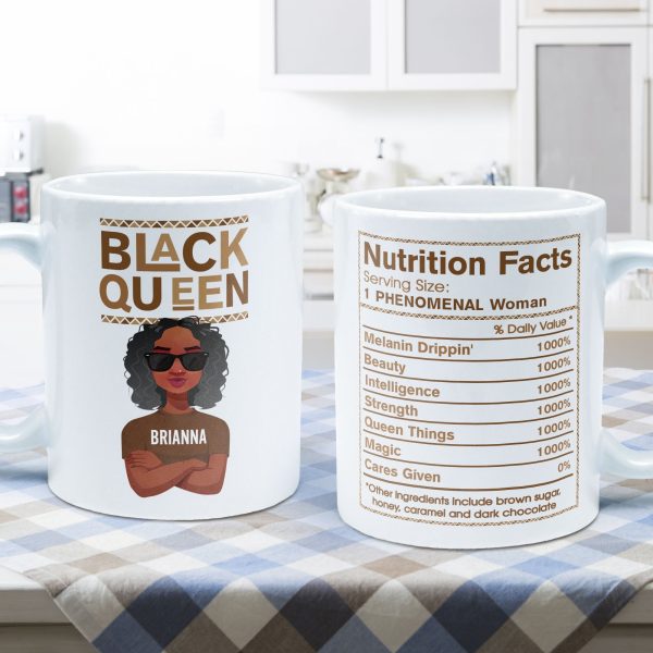 Black Queen Facts - Personalized Mug Black Queen Facts - Personalized Mug