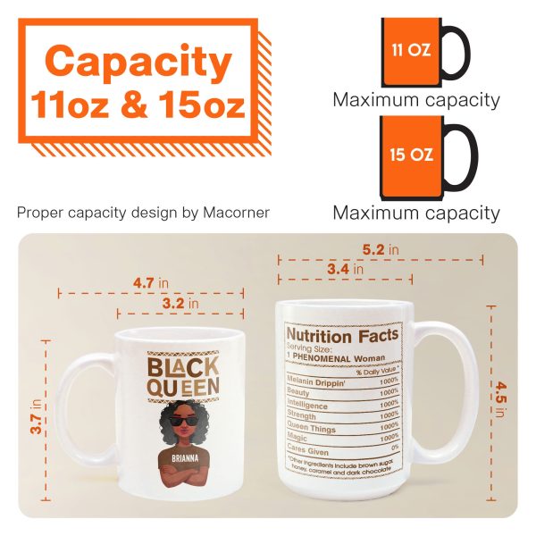 Black Queen Facts - Personalized Mug Black Queen Facts - Personalized Mug