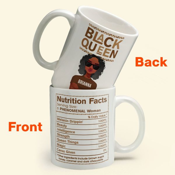 Black Queen Facts - Personalized Mug Black Queen Facts - Personalized Mug