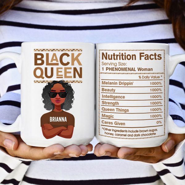 Black Queen Facts - Personalized Mug Black Queen Facts - Personalized Mug