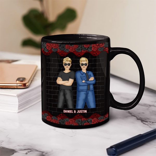 Black Rose Fashion Congrats On Being My Bestie - Gift For Bestie - Personalized Black Mug Black Rose Fashion Congrats On Being My Bestie - Gift For Bestie - Personalized Black Mug