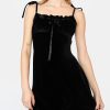 Black Velvet Ruched Bust A-line Mini Dress Black Velvet Ruched Bust A-line Mini Dress