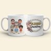 Blessed Grandma, Grandparents And Children Personalized Coffee Mug Gift For Grandparents Blessed Grandma, Grandparents And Children Personalized Coffee Mug Gift For Grandparents