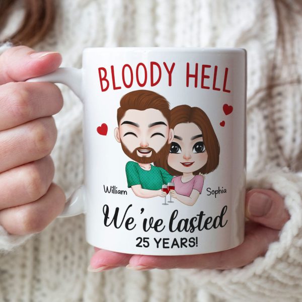 Bloody Hell, Gift For Couple, Personalized Mug, Hugging Couple Gift, Anniversary Gift Bloody Hell, Gift For Couple, Personalized Mug, Hugging Couple Gift, Anniversary Gift