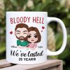 Bloody Hell, Gift For Couple, Personalized Mug, Hugging Couple Gift, Anniversary Gift Bloody Hell, Gift For Couple, Personalized Mug, Hugging Couple Gift, Anniversary Gift