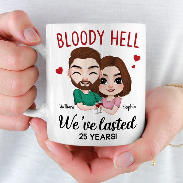 Bloody Hell, Gift For Couple, Personalized Mug, Hugging Couple Gift, Anniversary Gift Bloody Hell, Gift For Couple, Personalized Mug, Hugging Couple Gift, Anniversary Gift