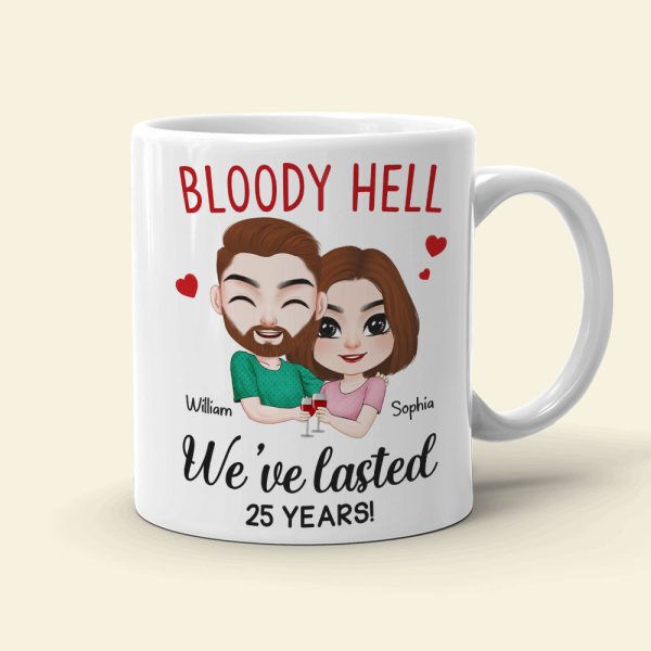 Bloody Hell, Gift For Couple, Personalized Mug, Hugging Couple Gift, Anniversary Gift Bloody Hell, Gift For Couple, Personalized Mug, Hugging Couple Gift, Anniversary Gift