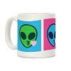 Blowing Kiss Alien Emojis Coffee Mug Blowing Kiss Alien Emojis Coffee Mug