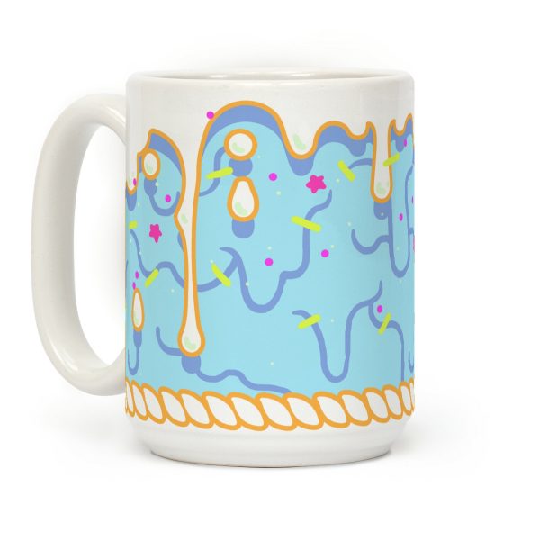 Blue Cupcake Icing Coffee Mug Blue Cupcake Icing Coffee Mug