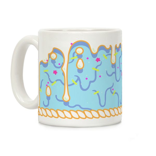 Blue Cupcake Icing Coffee Mug Blue Cupcake Icing Coffee Mug