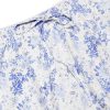 Blue Floral Print Midi Skirt Blue Floral Print Midi Skirt