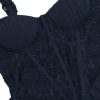 Blue Frill Layered Mini Dress Blue Frill Layered Mini Dress